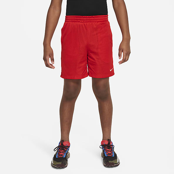 Boys red nike shorts best sale